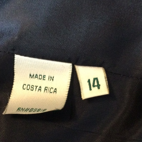 14 Austin Reed navy blue wool one button blazer - Picture 15 of 16